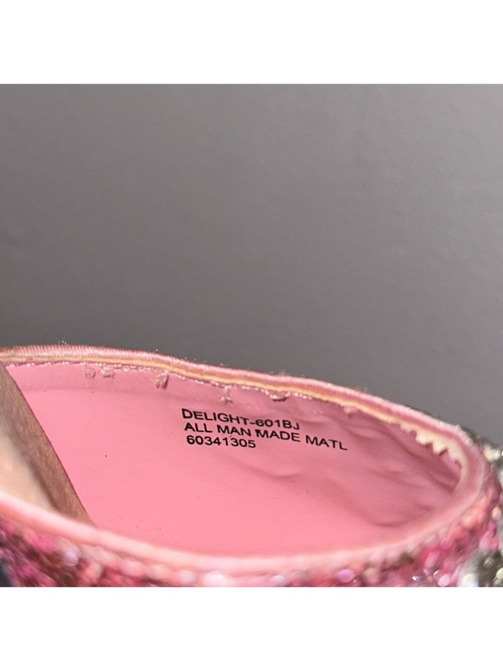 Pleaser Size 8 Barbiecore Pink Glitter Y2K Exotic Dancer Drag 6" Platform Mules - Picture 6 of 9